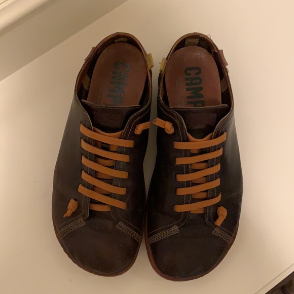 Camper Shoes Brown Leather Camper Shoes Size 42 Poshmark
